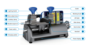 Máquina de Cortar Llaves Manual CGDl W1 <span class=keywords><strong>Mini</strong></span>, Profesional, para Duplicación de Llaves Precisa y Eficiente - Product Image 4