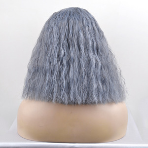 Nouvelle perruque <span class=keywords><strong>Jiafa</strong></span> Corn Curl légèrement bouclée, style européen et américain, pour femme, petite, bouclée, enveloppante, longueur épaule, effet volumineux - Product Image 4