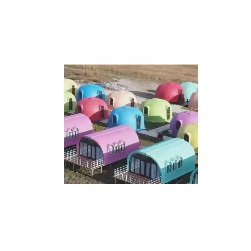 خيمة حديقة قبة برودة نفخ ديكو نويل 6 متر من البولي كربونات, في الهواء الطلق ، شتوية ، للأطفال ، كتلة من بولي كلوريد الفينيل ، بلاستيكية ، Igloo مع الحمام