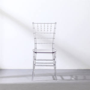 A buon mercato prezzo di fabbrica moderno all'ingrosso trasparente cerimonie di nozze in plastica acrilico chiaro coppia sedie per matrimoni - Product Image 3