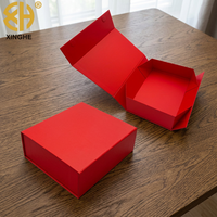 Boîte de rangement en carton imprimé personnalisée, luxueuse, robuste, avec fermeture magnétique, boîte cadeau en papier, boîte cadeau magnétique avec couvercle