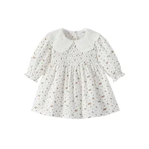 Completo di piccolo fiore vestito invernale per le bambine all'ingrosso per bambini bambini vestiti da bambina abbigliamento per un anno vestito da bambino