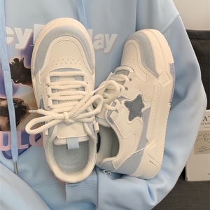 Nouvelles chaussures de skate décontractées tendance pour toutes les saisons, respirantes, légères, avec semelles épaisses pour augmenter la taille, été et hiver - Product Image 2