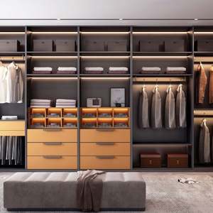 SANTOPOVA High Quality Closet Bedroom Wall Wardrobe Design Corner Organizer Wardrobe <b>Cabinet</b> - Product Image 6