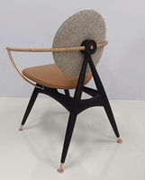 Chaises de salle à manger en or de haute qualité