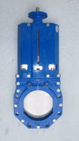 Vanne à opercule à lame plate DN80 PN10 avec volant noir