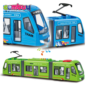 Jouets de train à voie ferrée avec <span class=keywords><strong>portes</strong></span> coulissantes, son et éclairage réglables, échelle 1:16 - Product Image 1