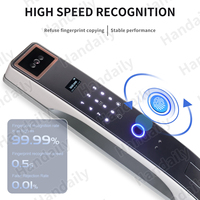 Caméra de sécurité TUYA WIFI vidéo numérique empreinte digitale serrure de porte intelligente reconnaissance faciale Cerradura Inteligente serrure pour la maison