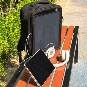 OEM Factory Custom-makes Portable 14W Solar Backpack Waterproof Anti-theft Backpack <b>Bag</b> LS-15W Solar Backpack - Product Image 2