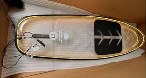 Nueva Tabla de SUP <span class=keywords><strong>Transparente</strong></span> Brillante con Aletas, Correas para Remo, Remo Estándar, Tabla de PC de Cristal para <span class=keywords><strong>Surf</strong></span> y Remo - Product Image 6