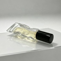 Flacon de parfum populaire en forme de dentifrice plat de 10 ml avec pulvérisateur et bille roulante, couleurs personnalisables pour l'emballage cosmétique