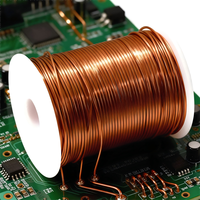 Shmotors - Bobina de Motor Industrial de Cobre de Alta Pureza Esmaltado con Poliuretano, Inductor de Potencia para Generador, Bobina Plana para Automóviles