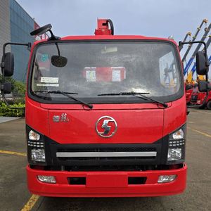Grue montée sur camion Shacman 6,3 tonnes à bras droit pour le levage d'engins, le transport de marchandises et la manutention de matériaux sur routes montagneuses - Product Image 3