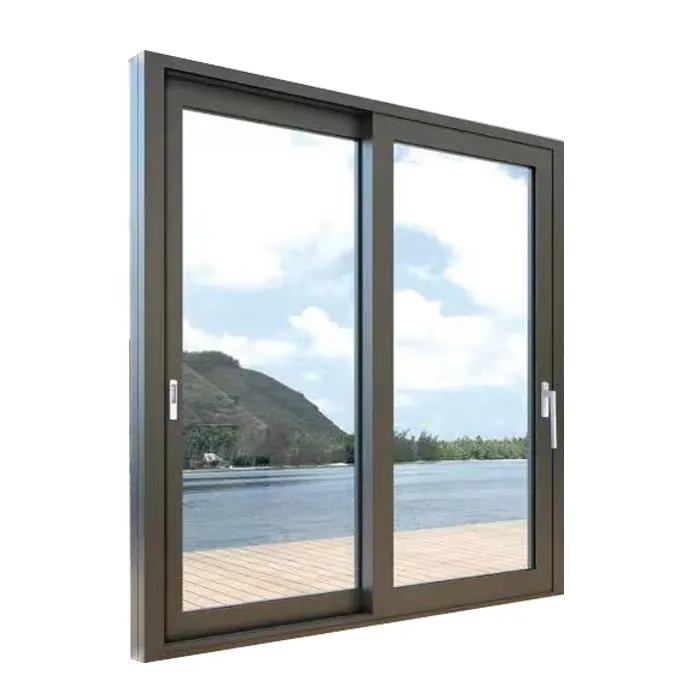 Алюминиевые окна и двери подъемник и скользящие стеклянные двери