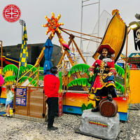 Équipement de parc d'attractions tunisien, mini-bateau pirate à sensations fortes, 12 places