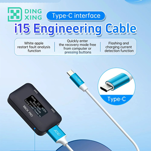 <span class=keywords><strong>Cable</strong></span> de Ingeniería IParts JCID I15 Tipo-<span class=keywords><strong>C</strong></span> para <span class=keywords><strong>iPhone</strong></span> IOS, para Activar el Modo de Recuperación - Product Image 3