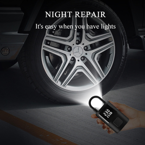 <span class=keywords><strong>Mini</strong></span> Compresor de Aire Eléctrico Portátil, <span class=keywords><strong>Inflador</strong></span> de Neumáticos con Manómetro y Luz LED para Auto, Motocicleta, Bicicleta y Balones - Product Image 4