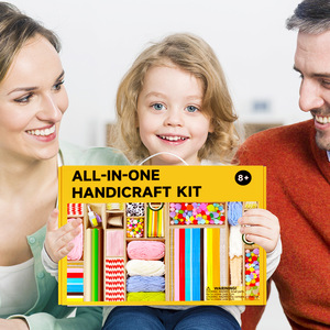 ชุดอุปกรณ์ศิลปะและงานฝีมือสำหรับเด็กทำมือหลากหลายชนิด 1500+ ชิ้น ได้รับการรับรองมาตรฐาน CE  ประกอบด้วยท่อพลาสติกสำหรับงาน DIY โครงการงานฝีมือ และการเรียนที่บ้าน - Product Image 5