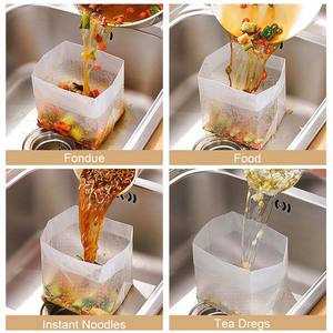 Waterproof Bag <b>Kitchen</b> Sink Strainer Drainage Bag Garbage Bag Disposable Leftover Vegetable Scraps Bag Anti <b>Clogging</b> - Product Image 5