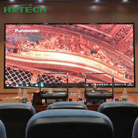 Panel de pantalla LED curvo delgado de pared LED de producción virtual fija para estudio de TV interior y pantalla de película