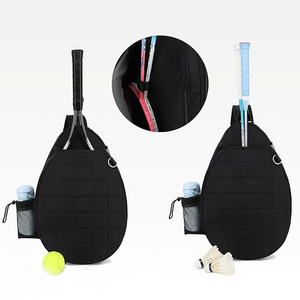Sac à bandoulière matelassé pour <span class=keywords><strong>raquette</strong></span> de tennis, sac de rangement, sac de transport, <span class=keywords><strong>pochette</strong></span> pour <span class=keywords><strong>raquette</strong></span> de pickleball, <span class=keywords><strong>raquette</strong></span> de <span class=keywords><strong>badminton</strong></span>, OEM - Product Image 4