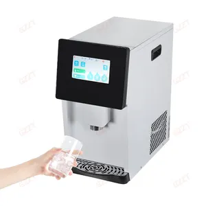 Self Dispensing Nugget Ice Maker Countertop With Daily Capacity 50KG 100KG Automatic Chewing Ice Making Cool water Dispenser
