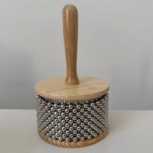 Moderna e Meravigliosa Cabasa in Legno di Betulla, Strumento a Percussione Melodico per Accessori Musicali - Product Image 6