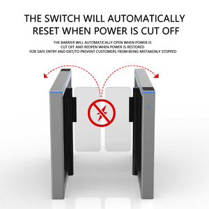 Cao-An Ninh đầy đủ tự động eo tốc độ cao cổng quang kiểm soát truy cập <span class=keywords><strong>Swing</strong></span> <span class=keywords><strong>ARM</strong></span> turnstile rào cản - Product Image 2