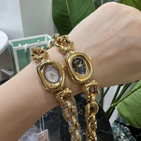 Montre à quartz Scottie 9736 en acier inoxydable tendance pour femme, bracelet élégant, étanche 3 ATM, cadeau pour femme
