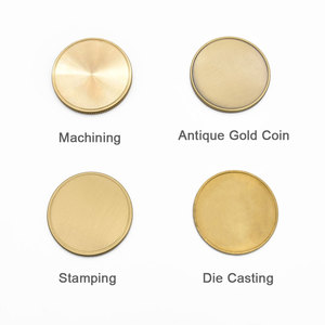 Espacios en blanco <span class=keywords><strong>hexagonales</strong></span> de latón para grabar <span class=keywords><strong>monedas</strong></span> de estampado de cobre con orificio circular - Product Image 4