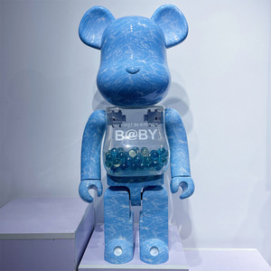 ชุดดอกไม้<span class=keywords><strong>1000</strong></span> <span class=keywords><strong>Bearbrick</strong></span> 70ซม. รูปปั้นหมีเรซิ่นของเล่นหุ่นแอ็คชั่นตุ๊กตาแฟชั่นรูปปั้นขนาดเท่าชีวิตจริงของตกแต่งห้องนั่งเล่น - Product Image 5