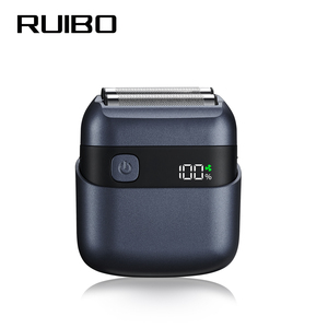 Máy cạo râu điện <span class=keywords><strong>mini</strong></span> RUIBO dành cho nam, đầu cạo bằng lá, sạc lại được, chống nước, sử dụng cổng USB, pin nhỏ gọn, tiện dụng khi đi du lịch - Product Image 6