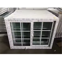Ventanas de PVC de Alta Calidad NFRC AS2047 CE TOMA, Ventanas Corredizas de Doble Acristalamiento UPVC, Ventanas Abatibles, Ventana Arqueada UPVC