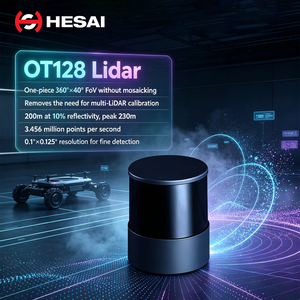 เซ็นเซอร์ LiDAR Hesai OT128 แบบ 360 องศา สำหรับระบบขับเคลื่อนอัตโนมัติระดับ L4 - Product Image 1