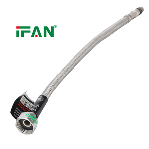 IFAN Échantillon gratuit Tuyau flexible de toilette en acier inoxydable tressé personnalisé Tuyau de plomberie durable tressé pour cuisine salles de bain - Product Image 4