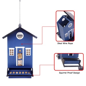 Oniya Tùy Chỉnh Bird Trung Chuyển Kim Loại Sóc Bằng Chứng Treo Nhà Chim Trung Chuyển Cho Ngoài Trời Chim Hoang Dã Hồng Y <span class=keywords><strong>Finch</strong></span> Chickadee - Product Image 4