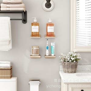 Wooden <b>Wall</b> <b>Mounted</b> Flower Rack 3 Tier Natural Wood Color Multi Purpose Storage <b>Shelf</b> For Living Room Kitchen Bathroom - Product Image 3