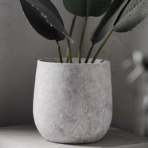 <span class=keywords><strong>Vasi</strong></span> per piante da fiori in <span class=keywords><strong>cemento</strong></span> opaco da giardino in stile rustico per interni di <span class=keywords><strong>grandi</strong></span> dimensioni - Product Image 5