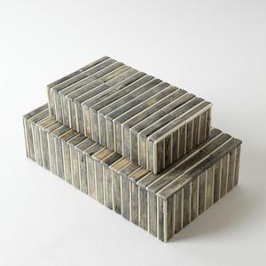 Cajas de Joyería de Viaje al por Mayor, Caja de Almacenamiento de Joyería de Madera con Incrustaciones de Hueso, Capacidad para Pulseras y Pendientes - Product Image 1