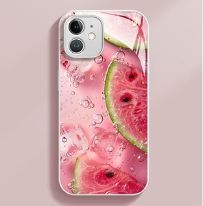 เคสฝาหลังโทรศัพท์มือถือ PC ลายแตงโมน้ำแข็งสำหรับ <span class=keywords><strong>iPhone</strong></span> 6 7 8 SE x XR XS 11 12 14 15 16 17 PRO MAX - Product Image 5