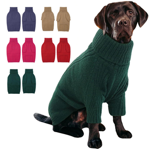 Vestido de malha para cães pequenos, suéter com capuz de moda de luxo, roupas para animais de estimação médias, fabricante chinês, roupa para cães - Product Image 6