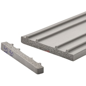 Tùy chỉnh màu Đỏ chịu nhiệt độ cao Silicone bọt biển bọt Dải Tùy chỉnh hình Silicone cách nhiệt bọt xốp dải - Product Image 4