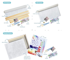 Vente en gros de chaussettes pour <span class=keywords><strong>chien</strong></span> en forme d'arbre de Noël, kits de <span class=keywords><strong>peinture</strong></span> par numéros personnalisés DIY, <span class=keywords><strong>peinture</strong></span> à l'huile pour débutants, 30x40cm encadré - Product Image 4