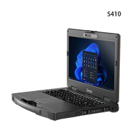 Ordinateur portable semi-robuste Getac S410 avec un excellent rapport qualité-prix, écran 14 pouces, processeur Intel I7, clavier anglais