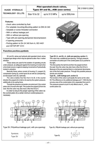 ชุดควบคุมทางเดียว Huade Series SV10PA1-40B SV10PA2-40B SV10PA3-40B - Product Image 1