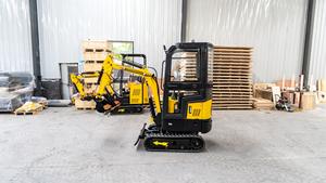 <span class=keywords><strong>Mini</strong></span>-excavatrice sur chenilles de 1000 kg, HT10B, largeur de la benne de 400 mm, petite excavatrice de 1 tonne, micro-excavatrice avec certification CE EPA EURO 5 - Product Image 6