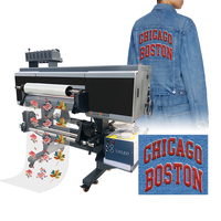 Nouvelle technologie Xp600 I1600 I3200 Machine d'impression à effet de broderie 3D sans poudre 60cm A1 rouleau Uv DTF imprimante pour tissu textile