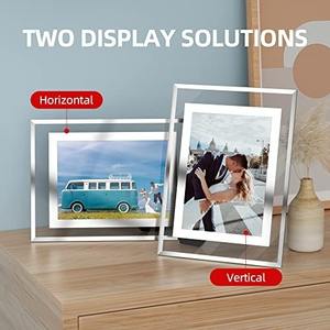 Wholesale 3.5x5 4X6 5X7 6X8 8X10 A4 <b>A5</b> Picture Photo <b>Frame</b> Glass for Tabletop Display Vertical or Horizontal,Wall Hanging - Product Image 3