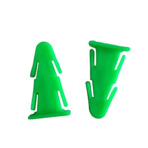 Attaches à boucle en plastique vert CH 3,5 cm - Fermoirs de verrouillage sécurisés pour brides industrielles et fûts en carton - Product Image 1