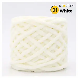 Fil de Laine Épais à Brin Unique pour Tricot à la Main Vente en Gros d'Usine pour Ouvrages d'Aiguille Tricot Couverture Chausson Écharpe Bonnet - Product Image 6